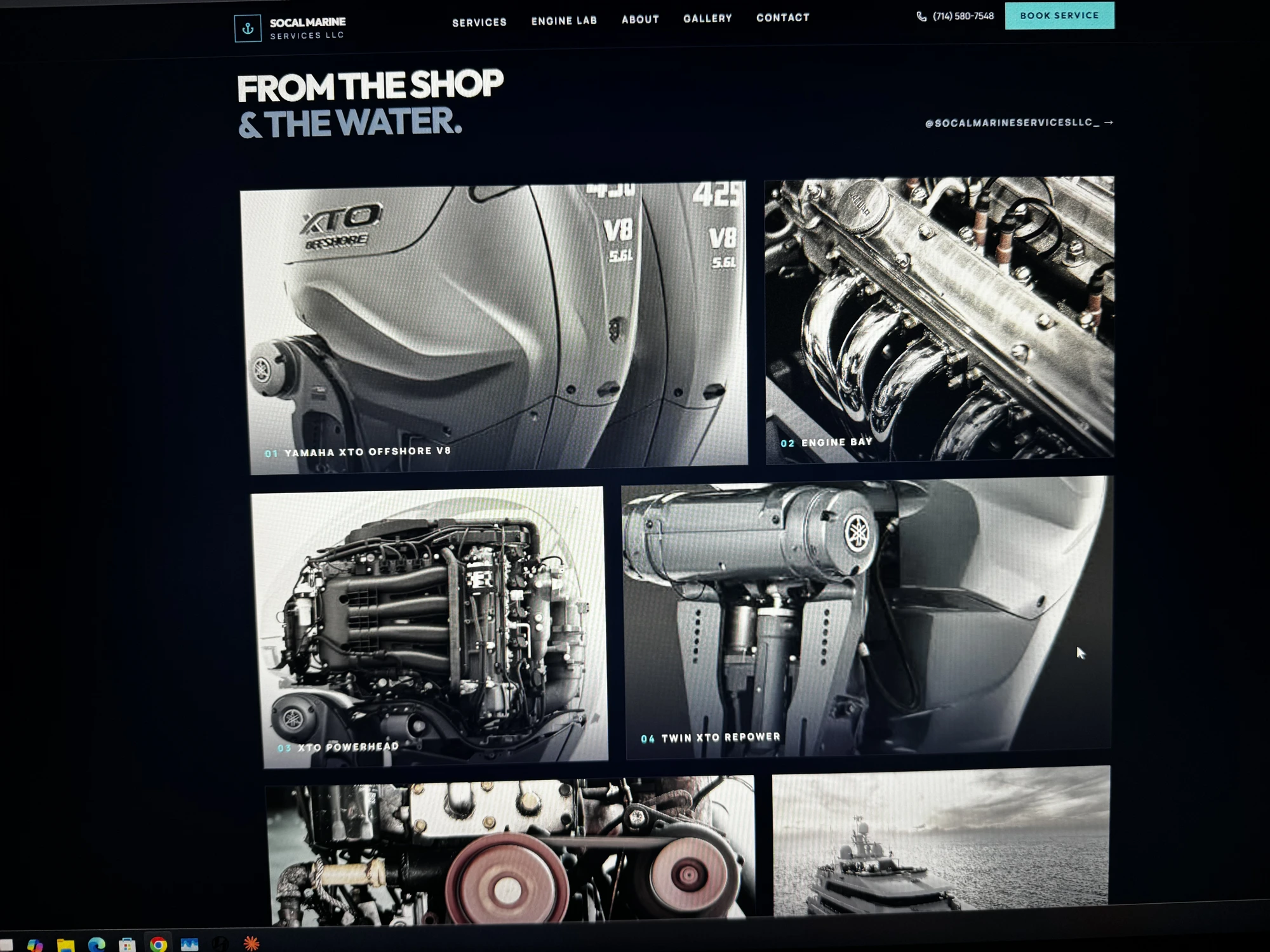 From the shop & the water — the work gallery